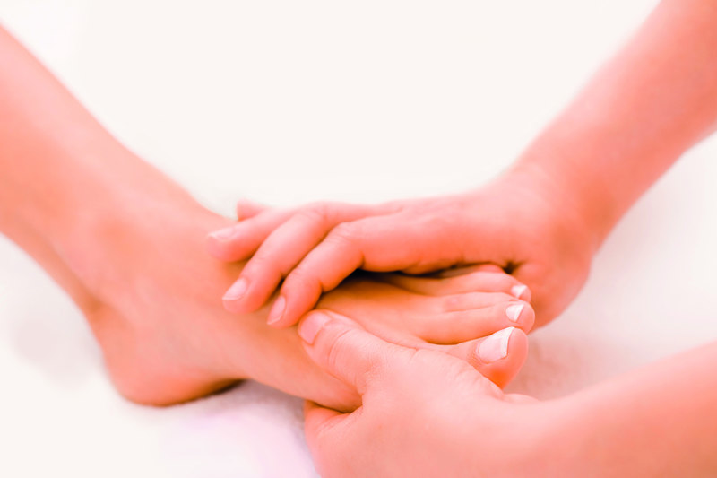 Foot reflexology and full body massage