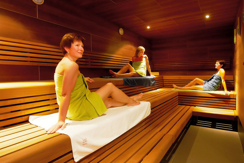 Bylinná sauna s 65 °C v saunovém světě Vitarium